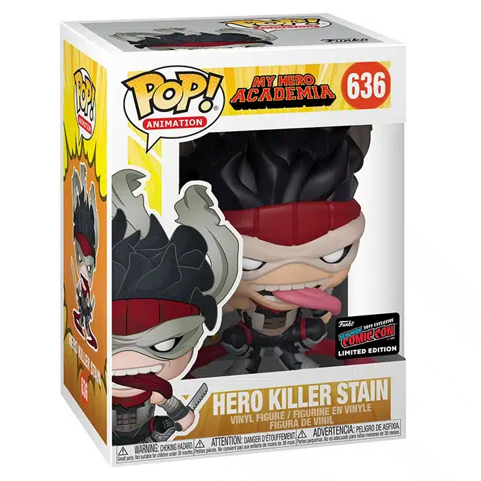 Funko Pop Hero Killer Stain My Hero Academia #636 con scatola