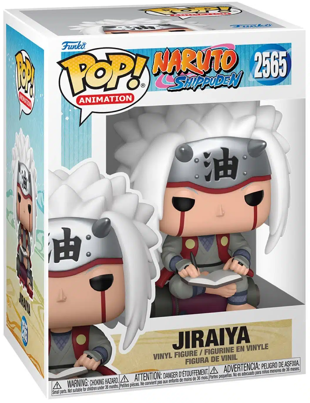 Funko Pop Jiraiya Naruto Shippuden #2565 con scatola