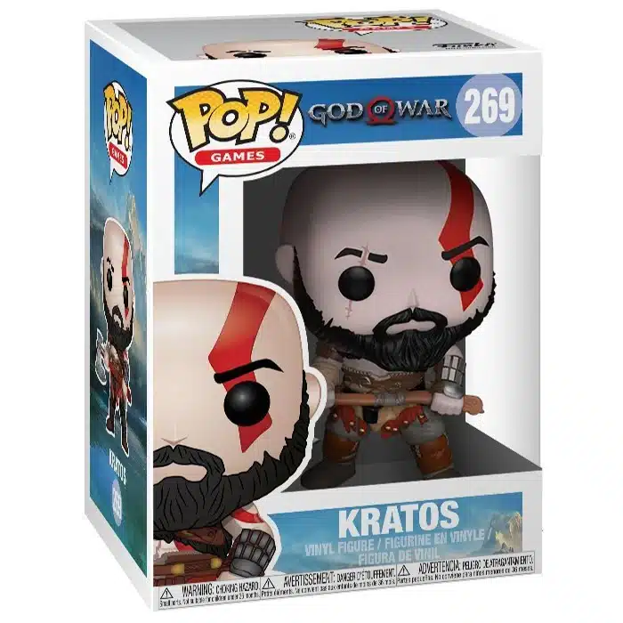 Funko Pop Kratos con ascia God of War #269 con scatola