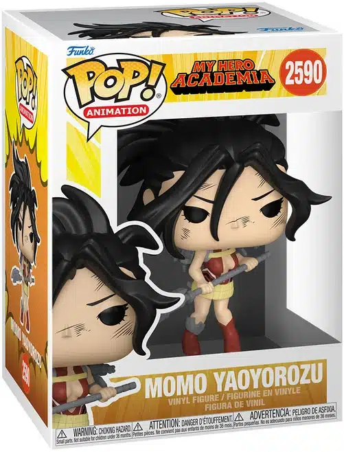 Funko Pop Momo Yaoyorozu My Hero Academia #2590 con scatola