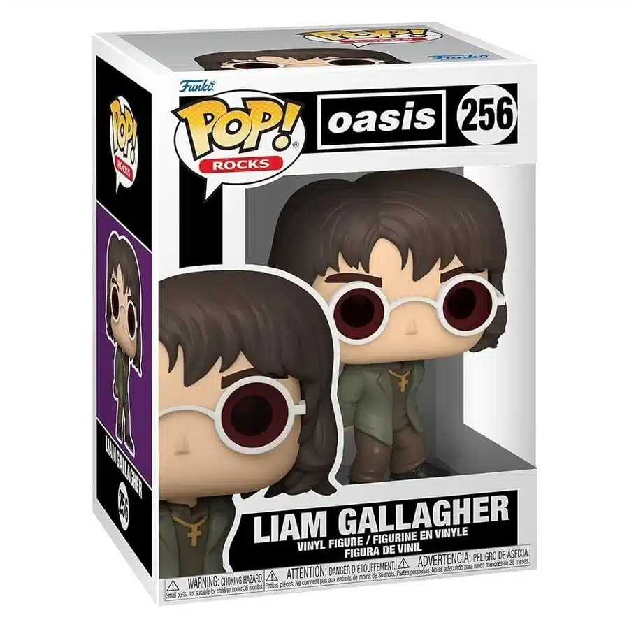 Funko Pop Oasis Liam Gallagher numero 256 con scatola
