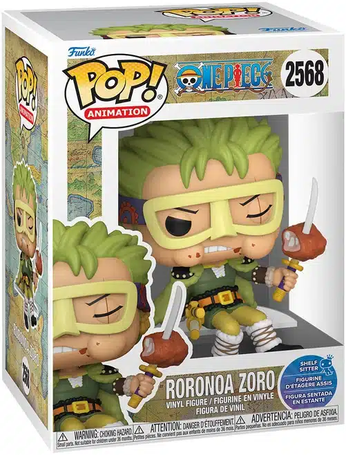 Funko Pop Roronoa Zoro One Piece #2568 con scatola