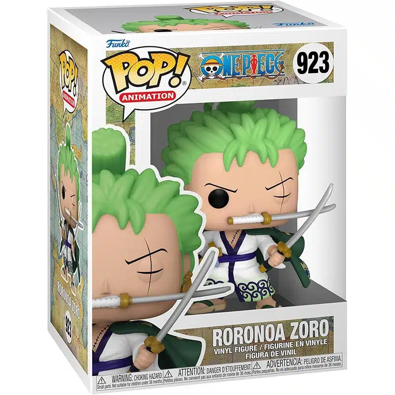 Funko Pop Roronoa Zoro One Piece #923 con scatola