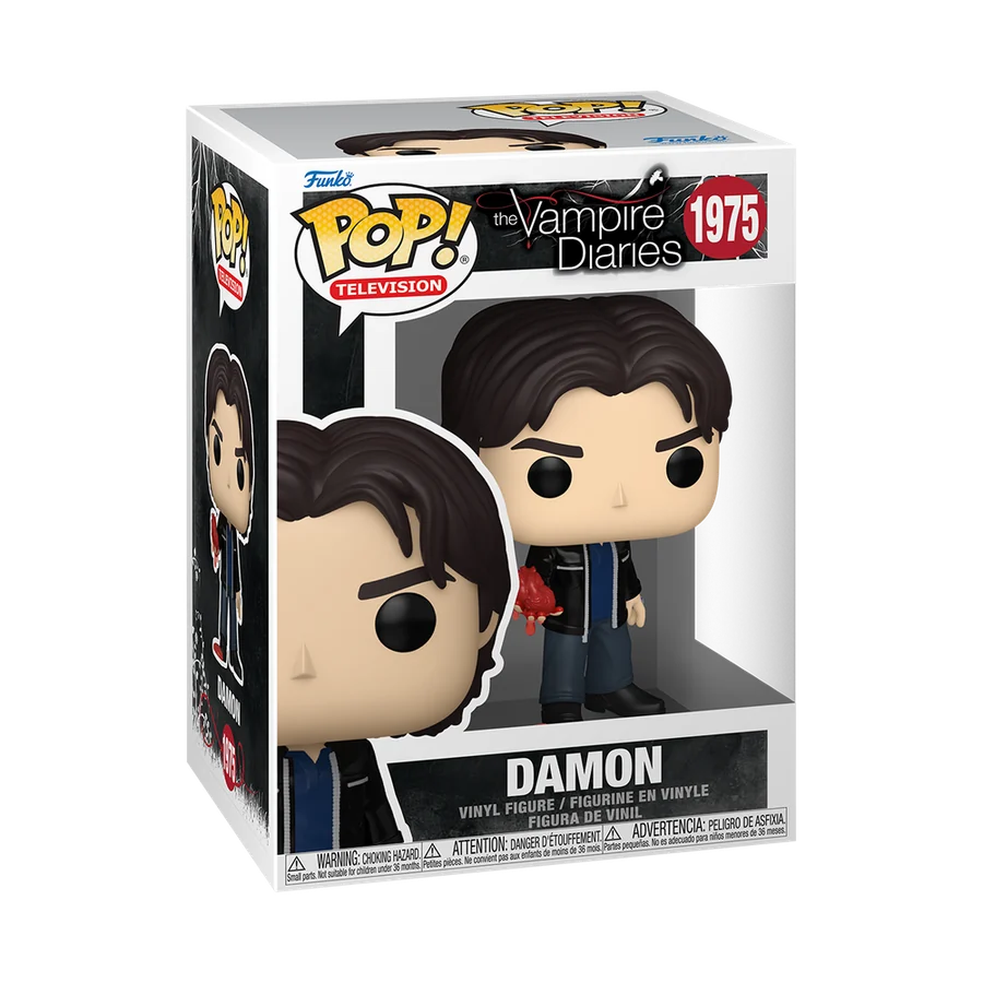 Funko Pop The Vampire Diaries Damon Salvatore numero 1975 con scatola