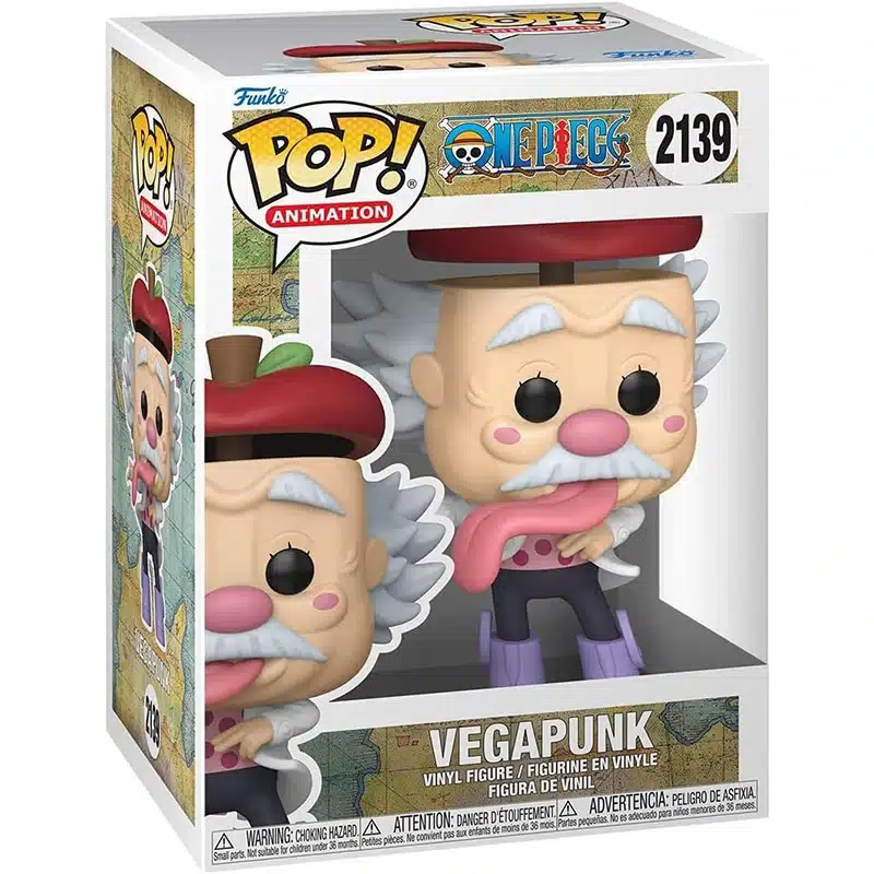 Funko Pop Vegapunk One Piece #2139 con scatola