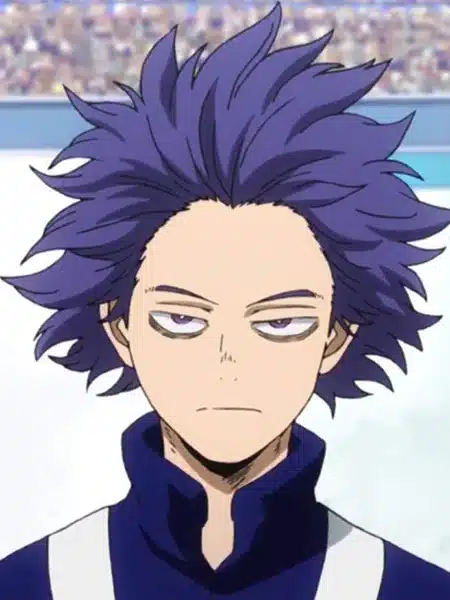 Primo piano di Hitoshi Shinso in My Hero Academia