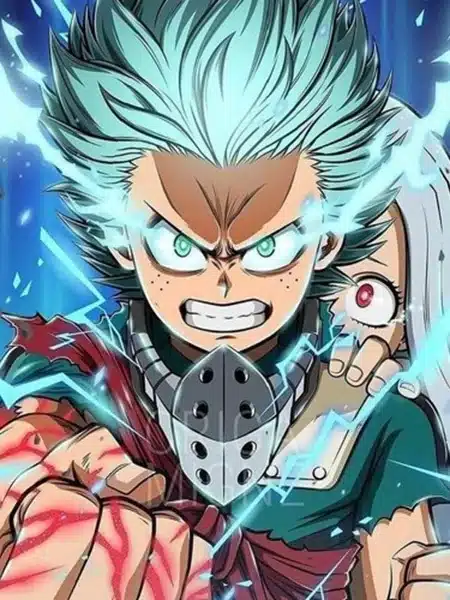 Deku ed Eri durante lo scontro con Overhaul