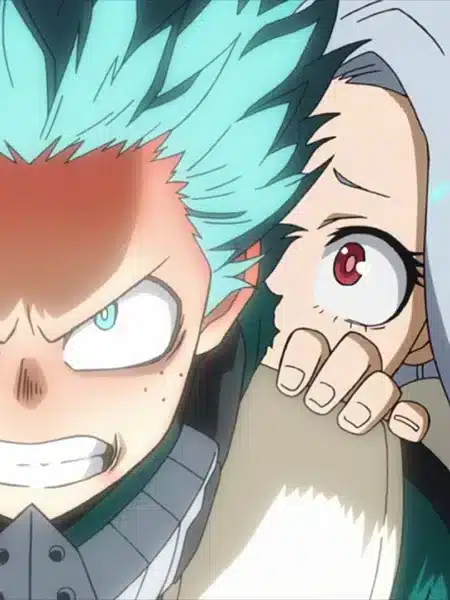Deku ed Eri durante lo scontro con Overhaul