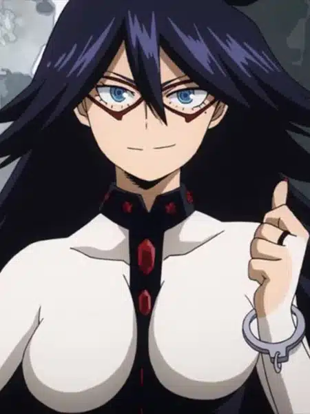 Primo piano di Midnight nella serie My Hero Academia