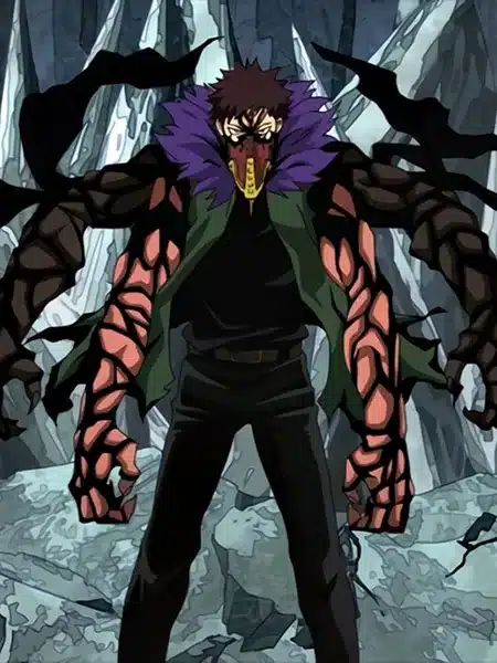 Overhaul nella forma trasformata in My Hero Academia