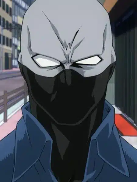 Twice con la maschera completa in My Hero Academia